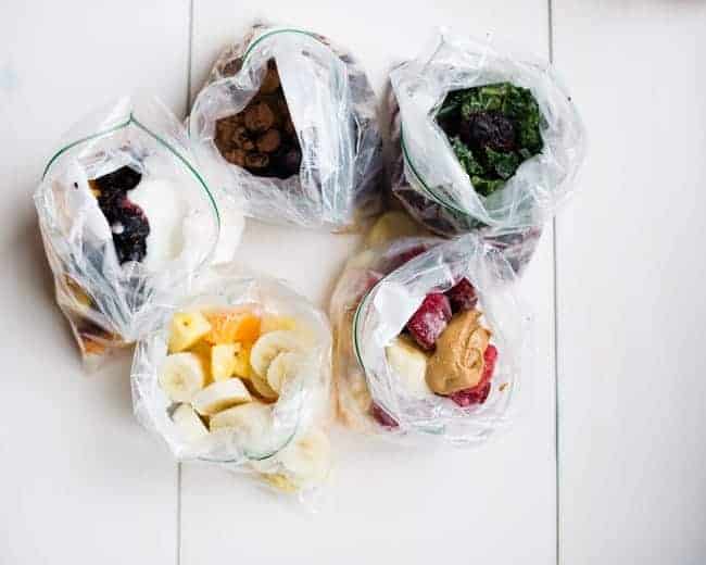 10 3-Ingredient Make Ahead Smoothie Packs | 