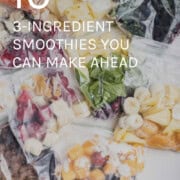 3-ingredient smoothies
