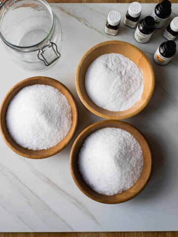 Ingredients for Homemade Bath Salts