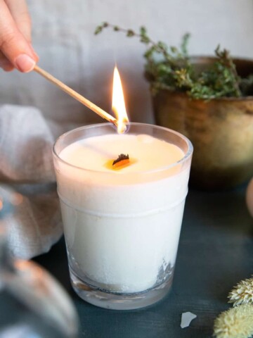 DIY Wood Wick Candle Tutorial