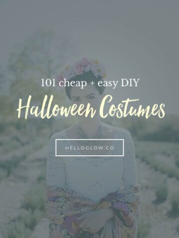 101 Cheap + Easy DIY Halloween Costumes - Homemade Glow